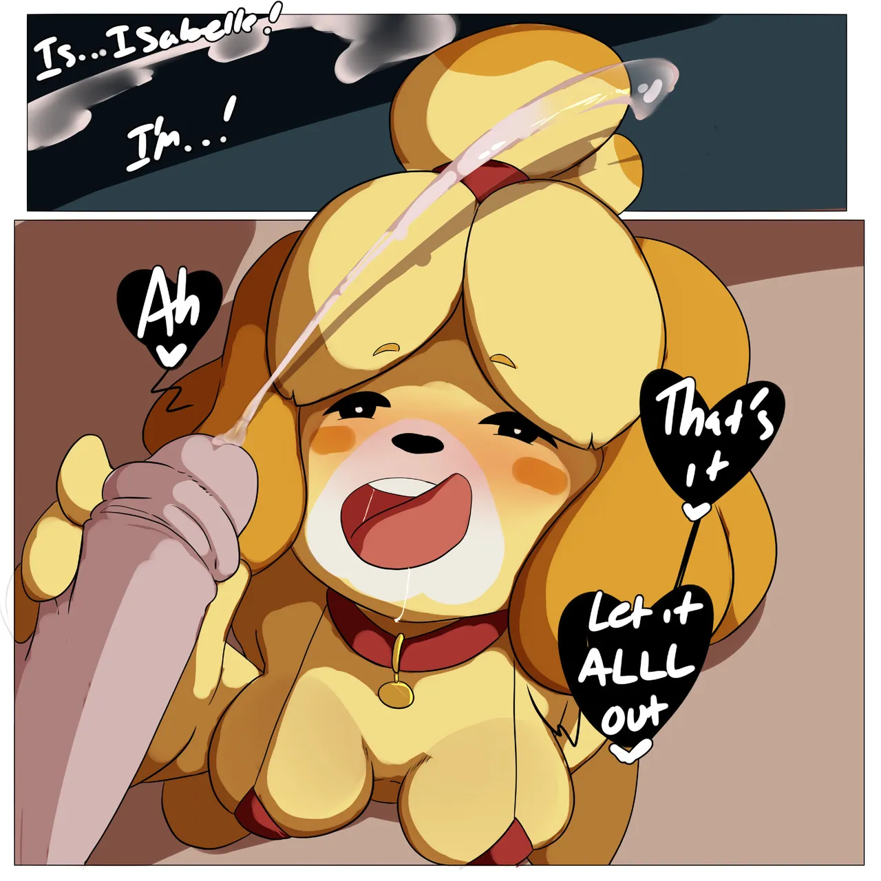 Isabelle at the beach porn comic picture 4