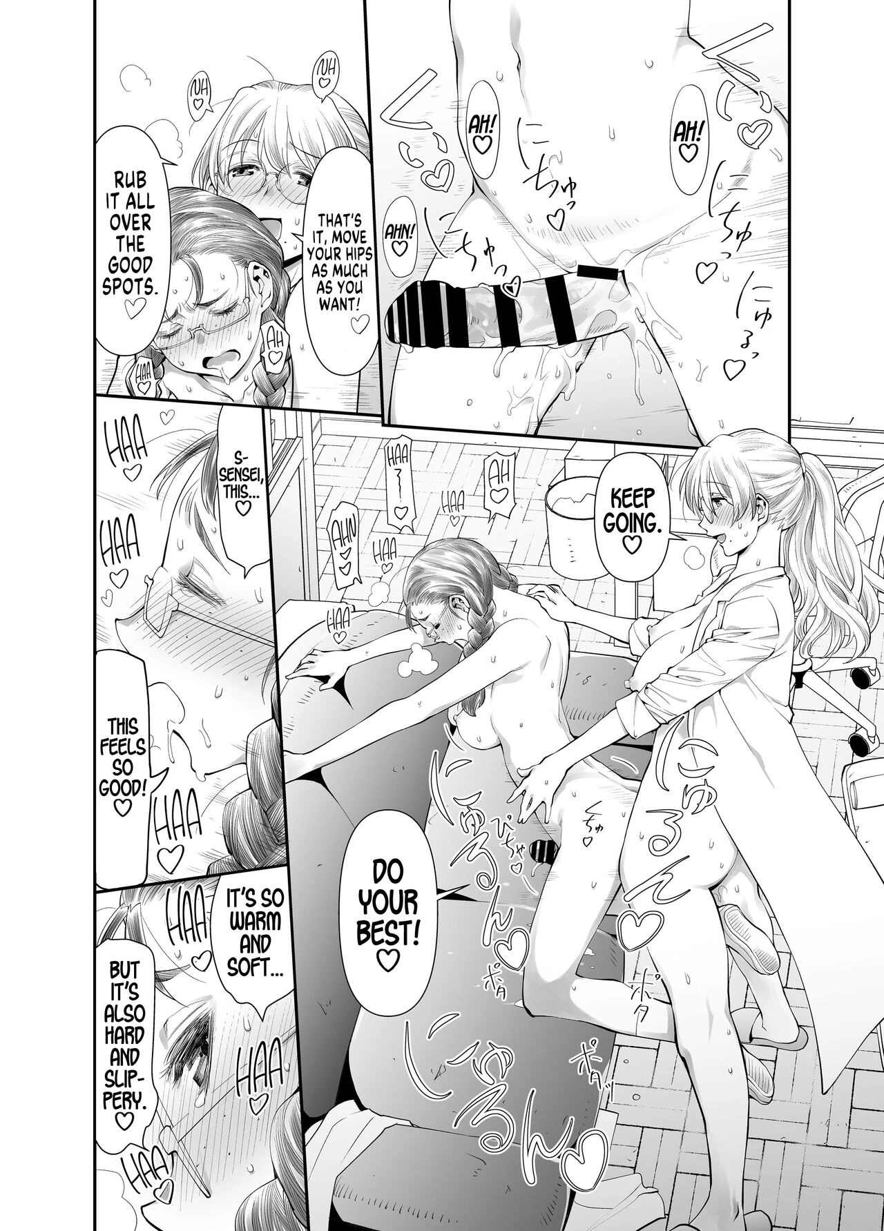 It's All Sensei's Fault!!! | Zenbu, Sensei no Sei. Futanari Onna Kyoushi ga Onanie Chuudoku Yuutousei o Sukkirisaseru Hanashi porn comic picture 17