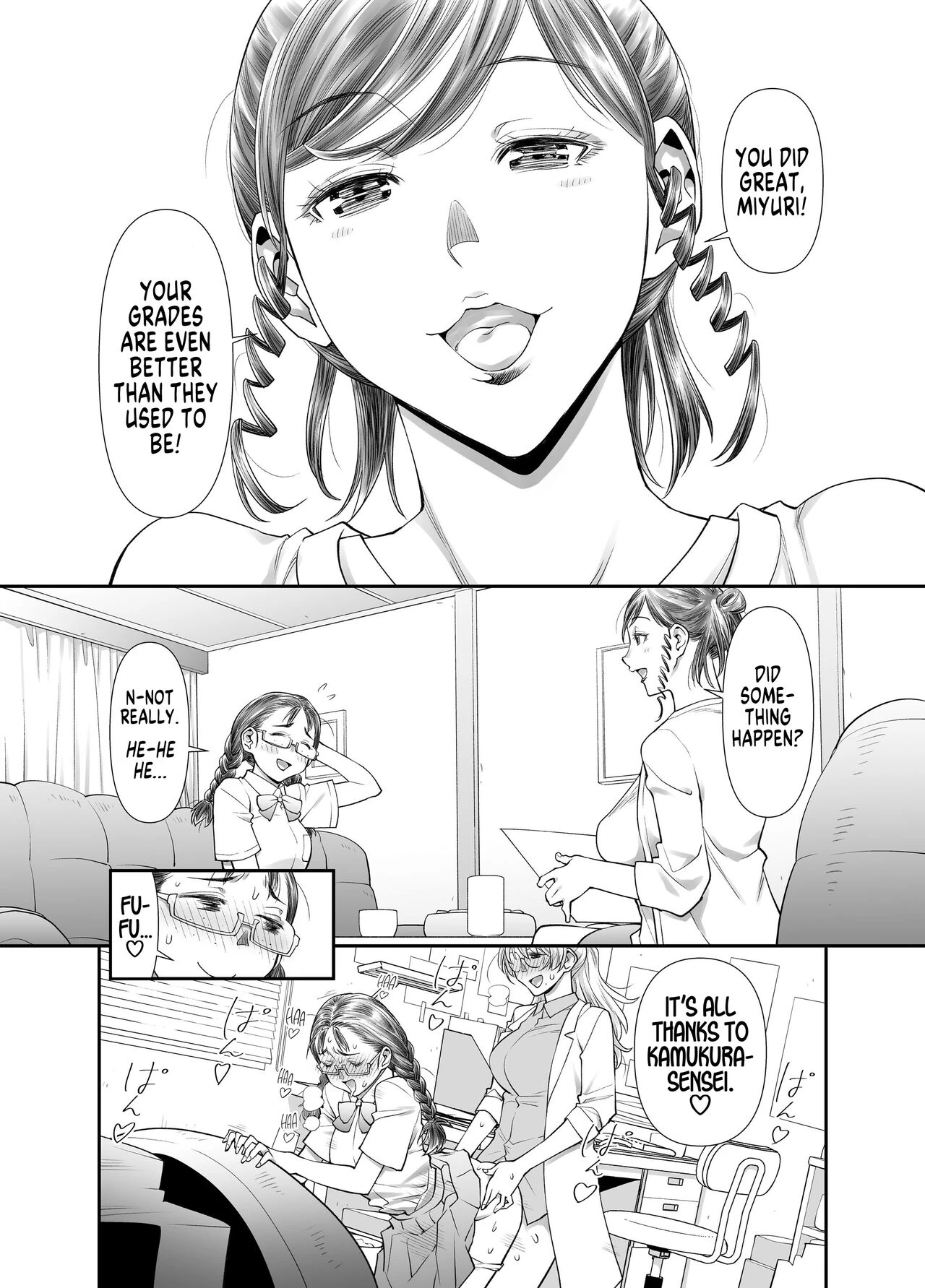 It's All Sensei's Fault!!! | Zenbu, Sensei no Sei. Futanari Onna Kyoushi ga Onanie Chuudoku Yuutousei o Sukkirisaseru Hanashi porn comic picture 51