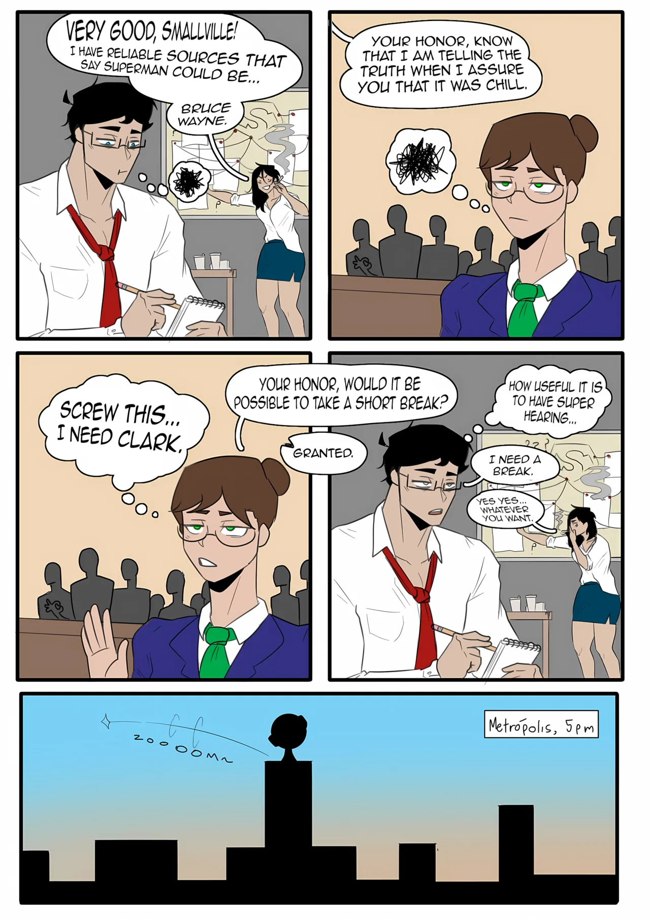Jenny & Clark: My Sexual Adventures with Superman porn comic picture 49
