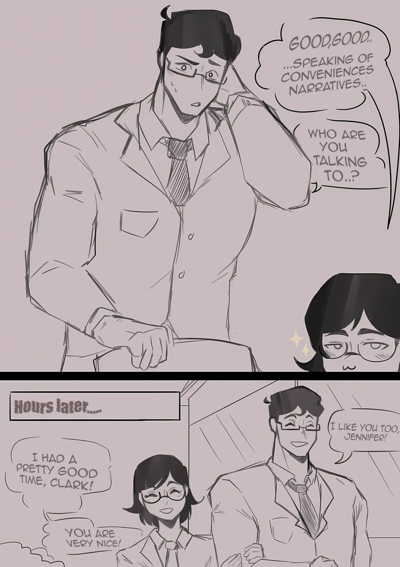 Jenny & Clark: My Sexual Adventures with Superman porn comic picture 7