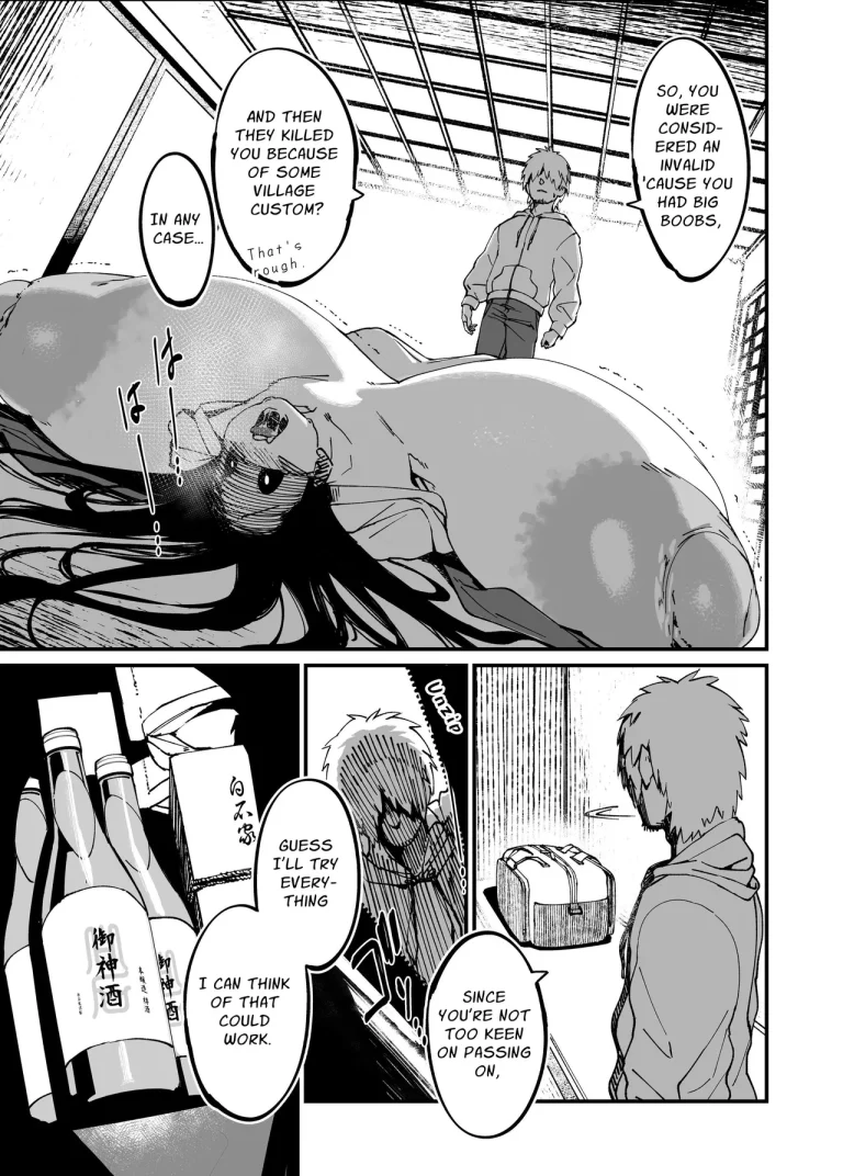Jibakurei-chan wa Oppai ga Yowai porn comic picture 21