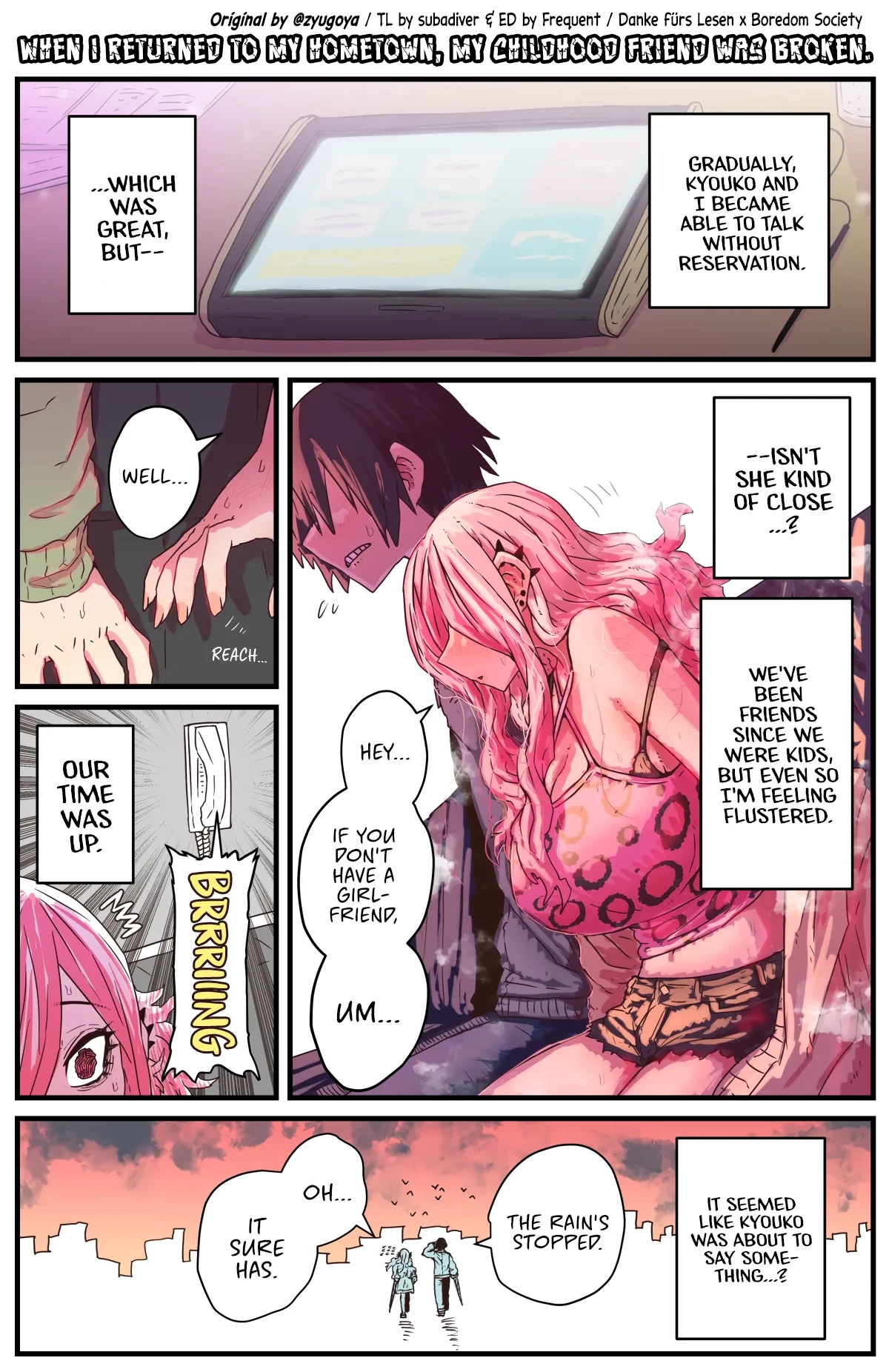 Jimoto ni Kaettekitara Osananajimi ga Kowareteta | When I Returned to My Hometown, My Childhood Friend was Broken (MainStory+FANBOX) porn comic picture 10