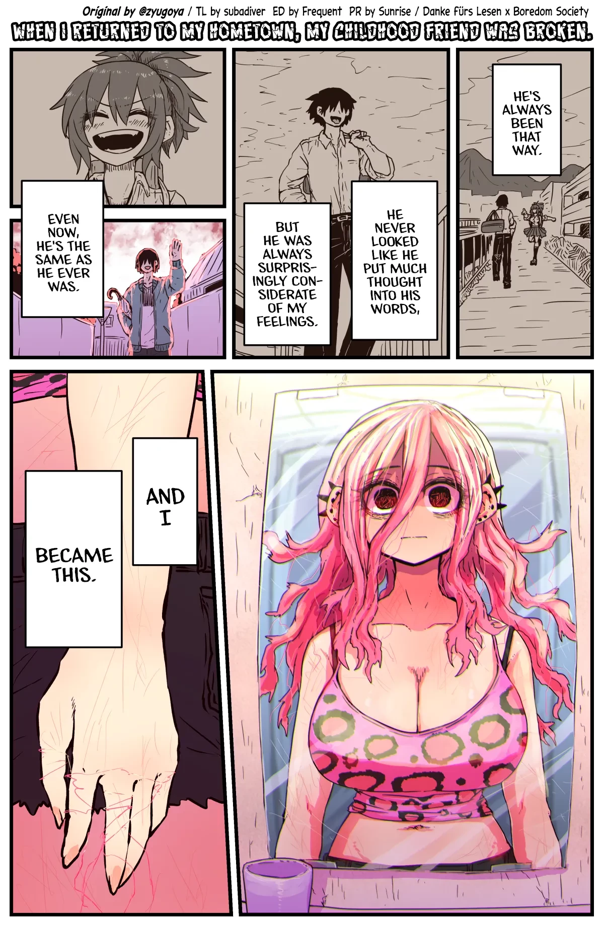 Jimoto ni Kaettekitara Osananajimi ga Kowareteta | When I Returned to My Hometown, My Childhood Friend was Broken (MainStory+FANBOX) porn comic picture 11