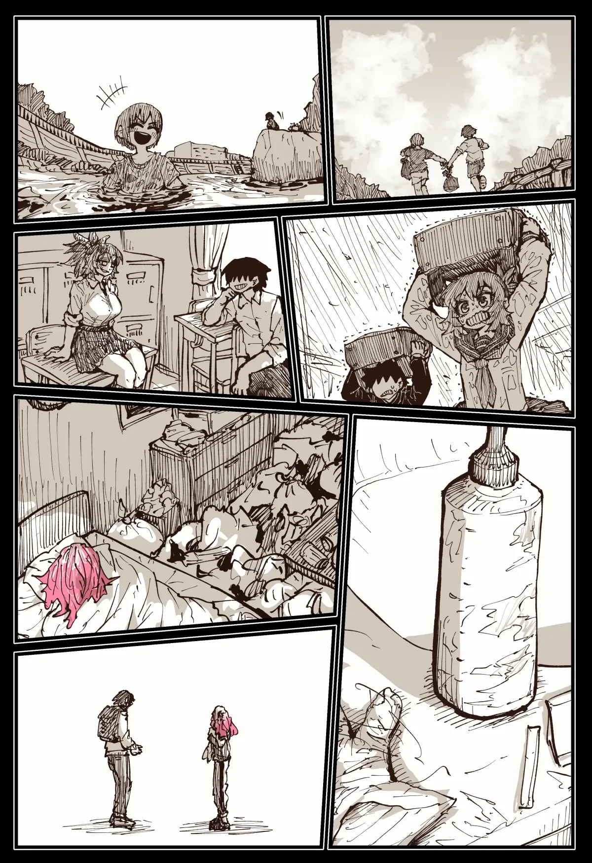 Jimoto ni Kaettekitara Osananajimi ga Kowareteta | When I Returned to My Hometown, My Childhood Friend was Broken (MainStory+FANBOX) porn comic picture 150