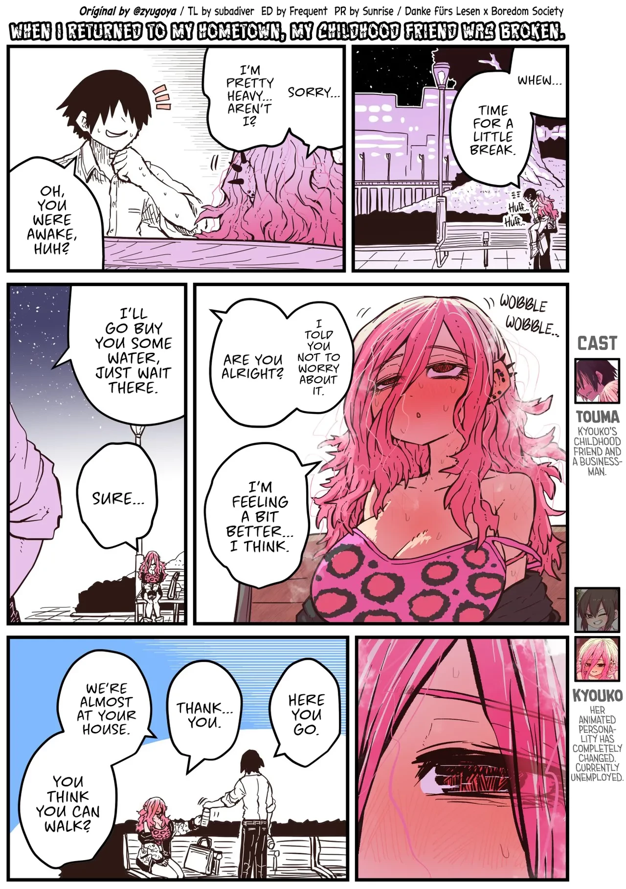 Jimoto ni Kaettekitara Osananajimi ga Kowareteta | When I Returned to My Hometown, My Childhood Friend was Broken (MainStory+FANBOX) porn comic picture 18
