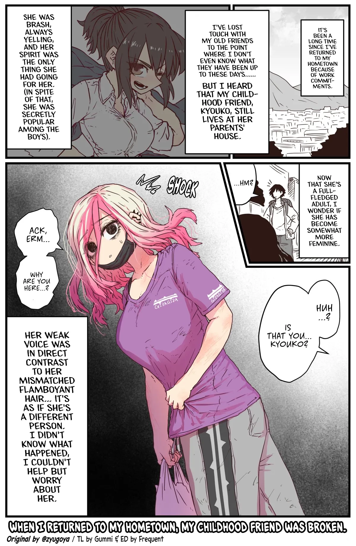 Jimoto ni Kaettekitara Osananajimi ga Kowareteta | When I Returned to My Hometown, My Childhood Friend was Broken (MainStory+FANBOX) porn comic picture 3