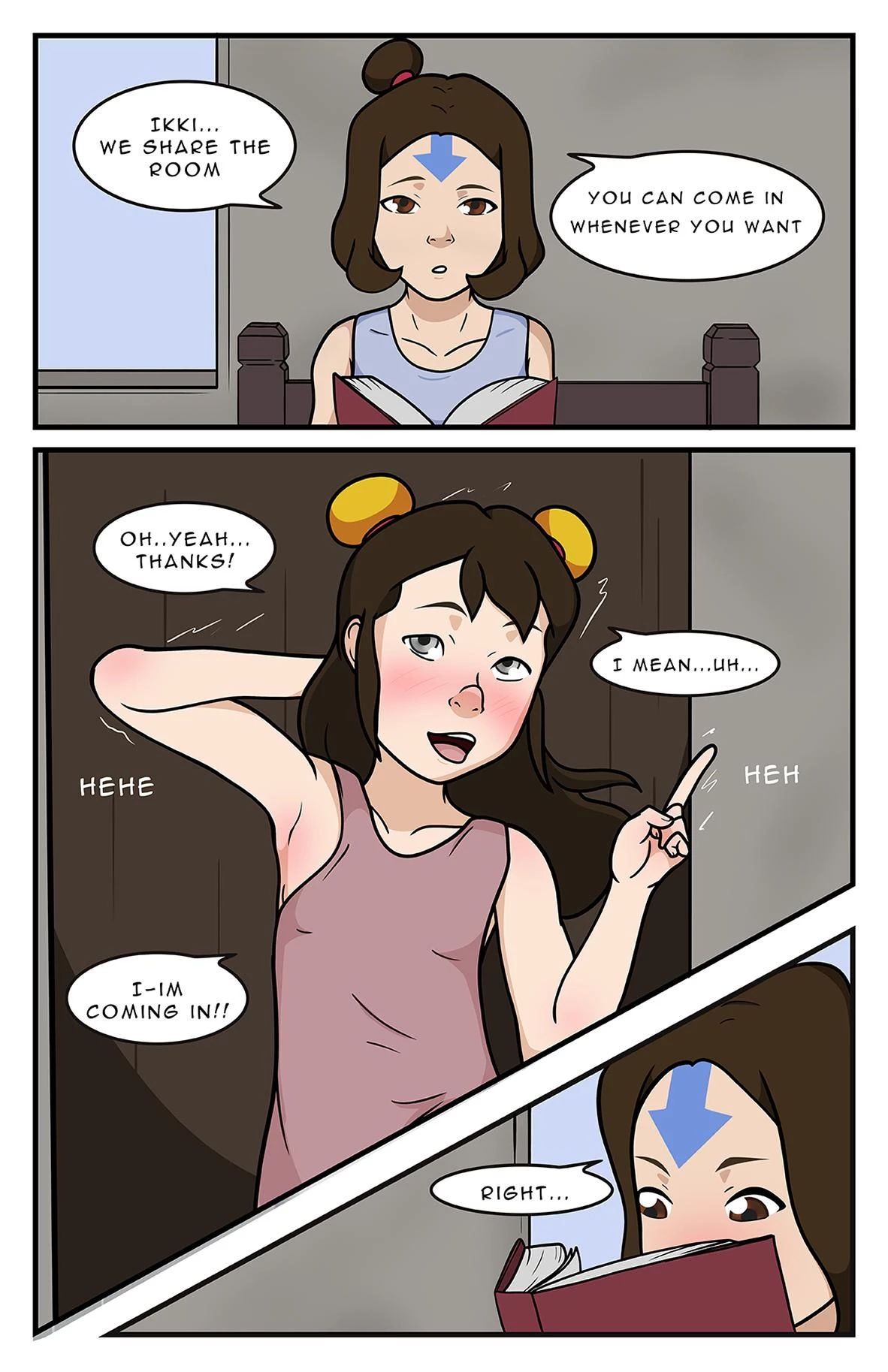 Jinora x Ikki porn comic picture 2