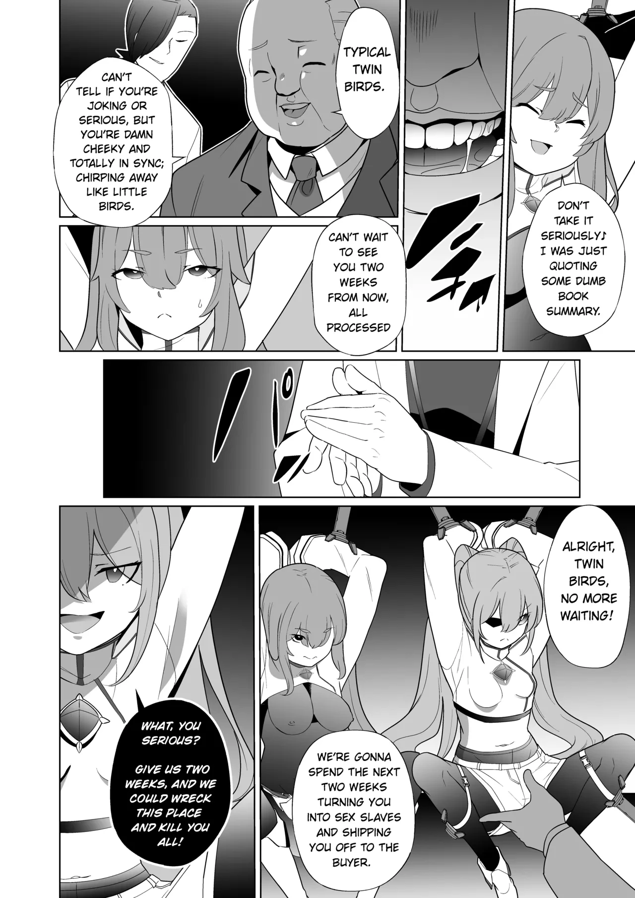 Jo Chiku Kako Plant Torawareta Hero Twin-Bird Kako Kiroku Zenpen porn comic picture 13
