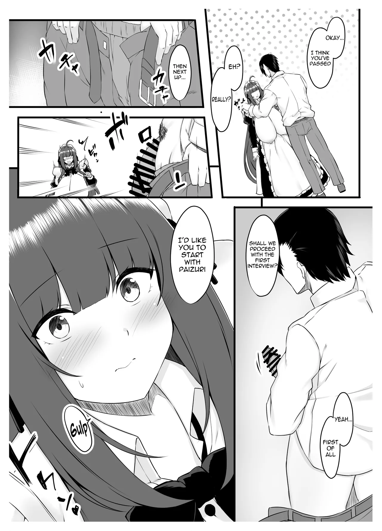 JOB HUNTING SITUATION OF STUDENT MAID | Oshiego Maid no Shuukatsu Jijou porn comic picture 12