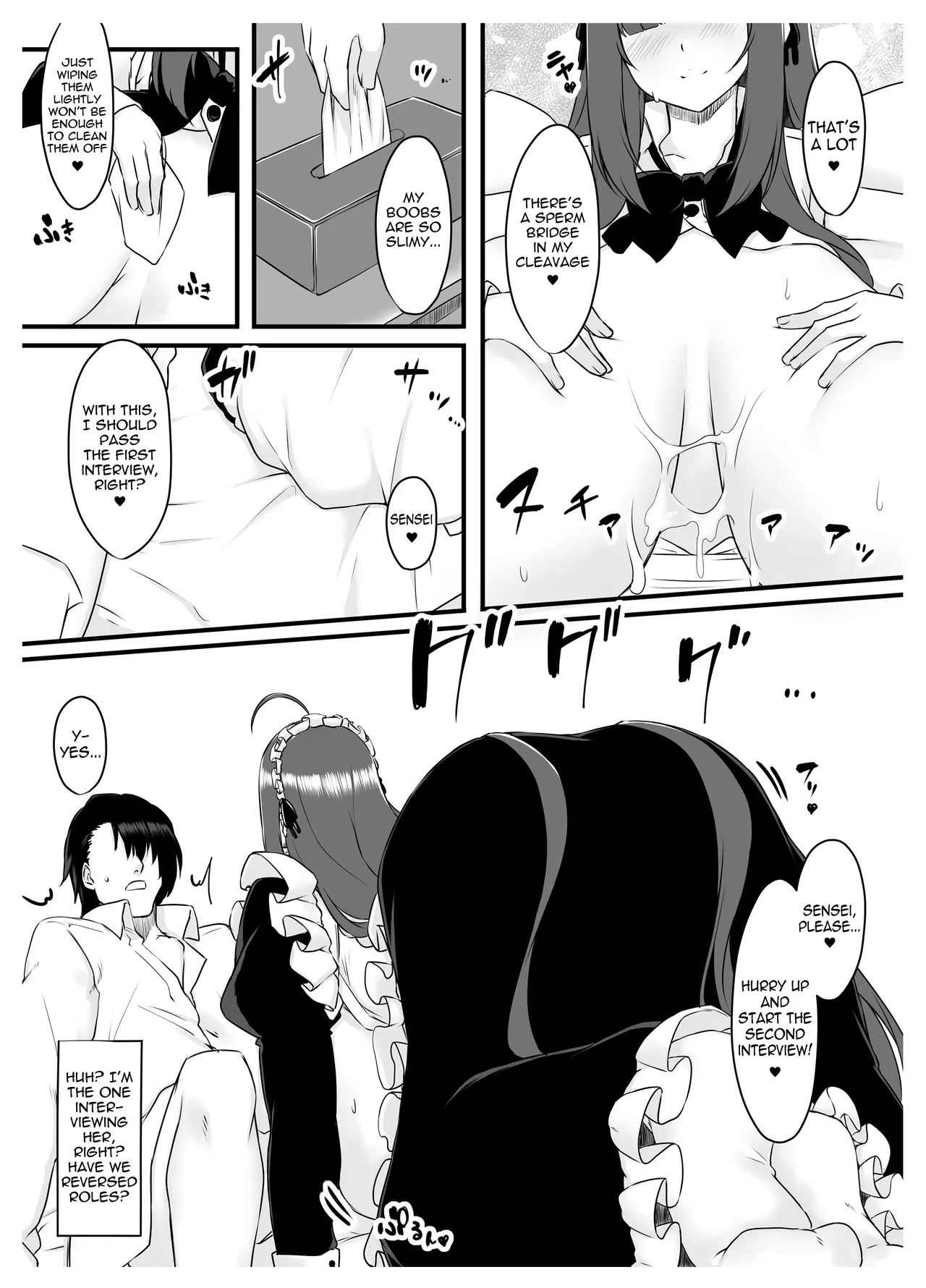 JOB HUNTING SITUATION OF STUDENT MAID | Oshiego Maid no Shuukatsu Jijou porn comic picture 16