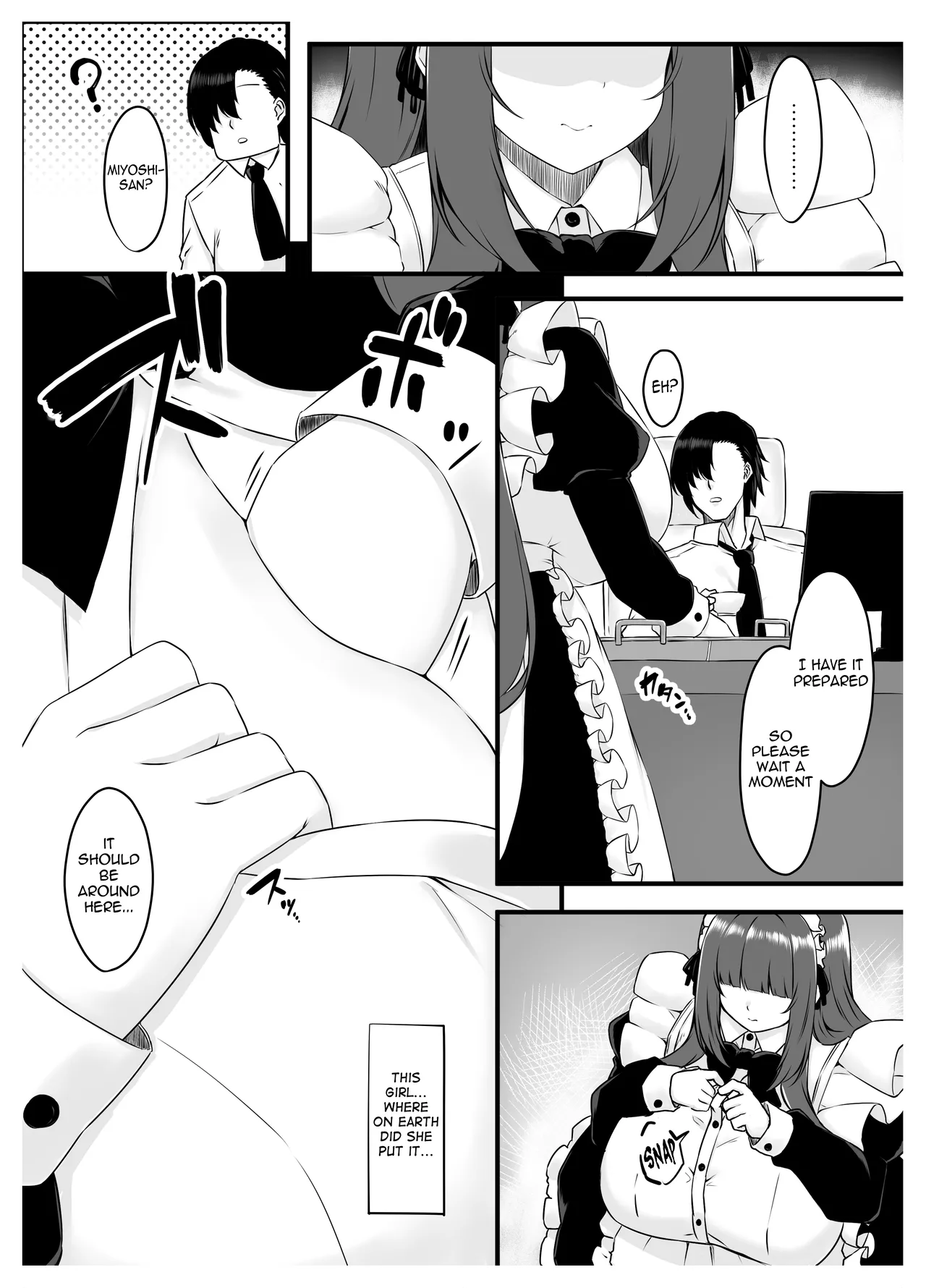JOB HUNTING SITUATION OF STUDENT MAID | Oshiego Maid no Shuukatsu Jijou porn comic picture 7
