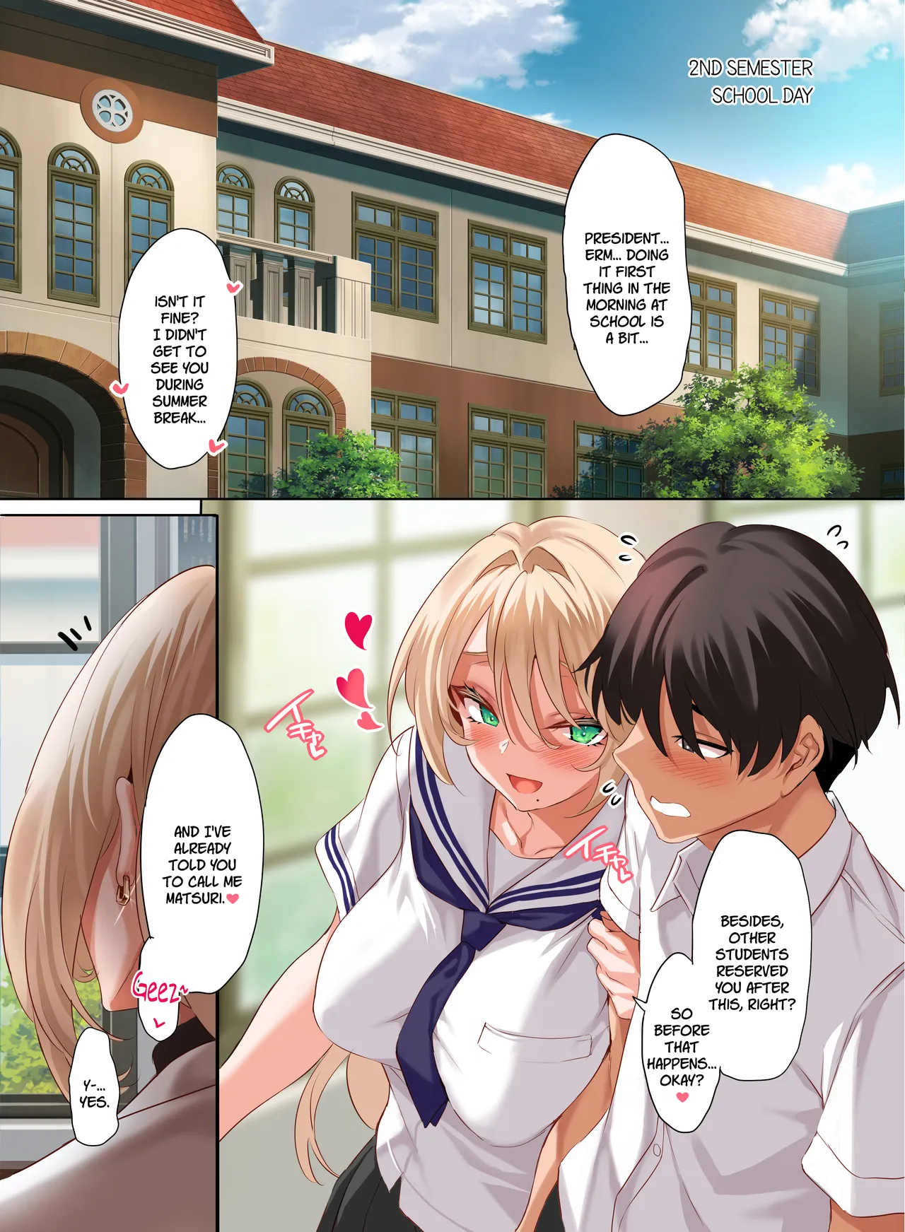 Jogakkou de Otoko Hitori na node Kousoku de Seiyoku no Hakeguchi ni Sareru Nichijou 4.5-Jigenme porn comic picture 3