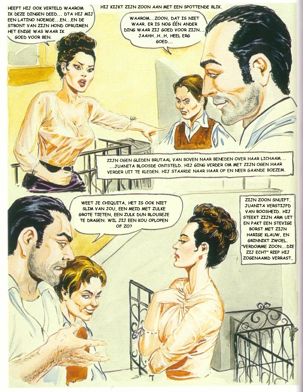 Juanita's Fight [NL] porn comic picture 8