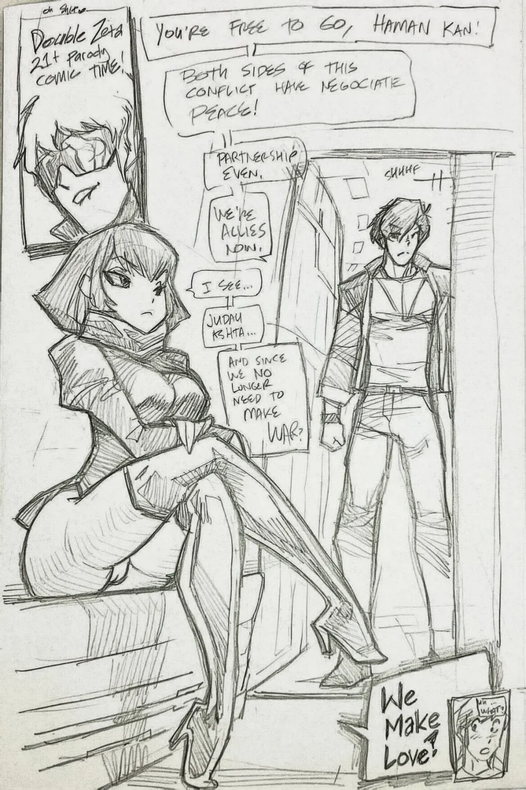 Judua X Haman are gundam seedin' Goof Of porn comic picture 1