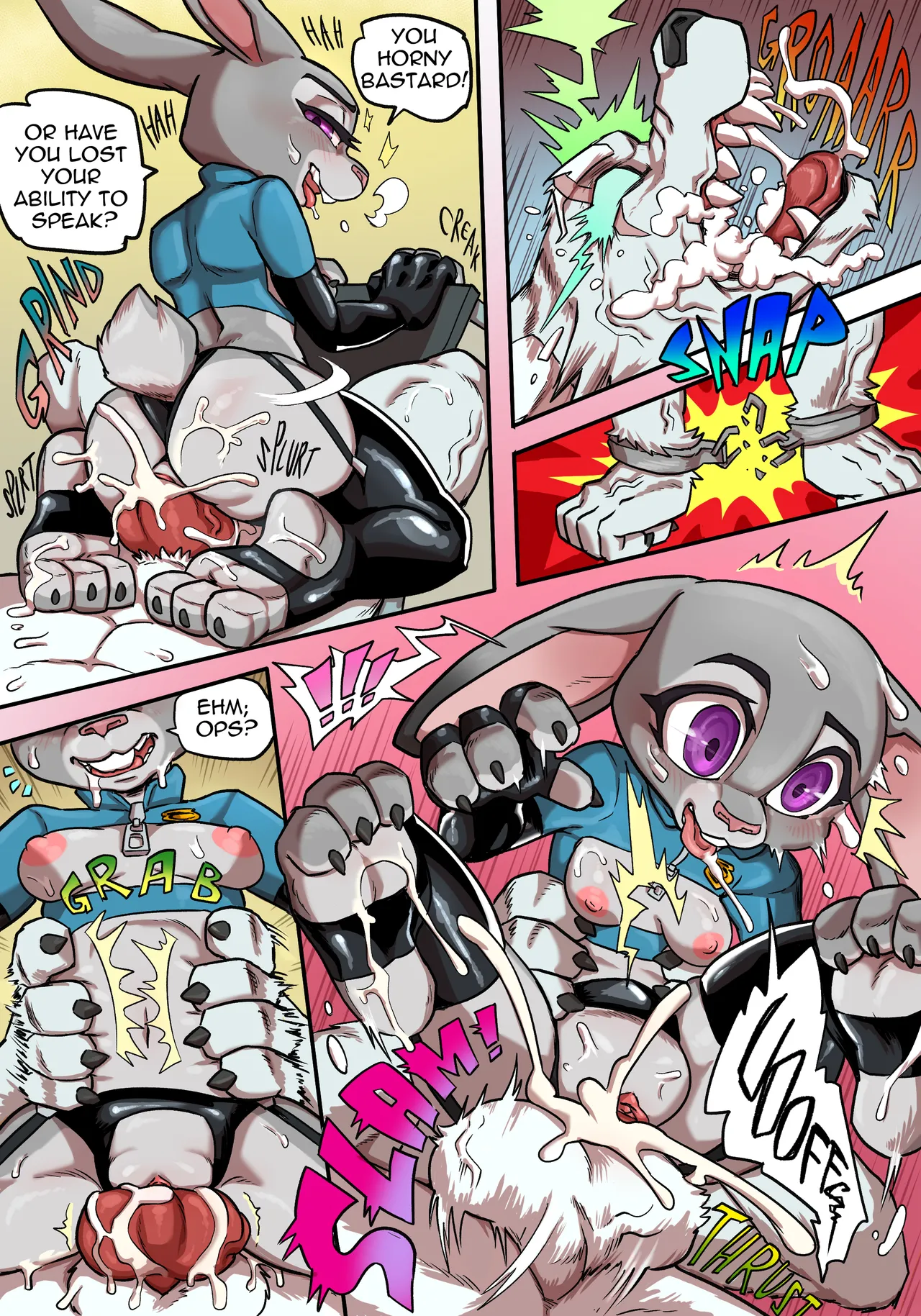Judy's Interrogation porn comic picture 17