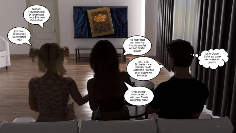 Kaa Watching porn comic picture 9