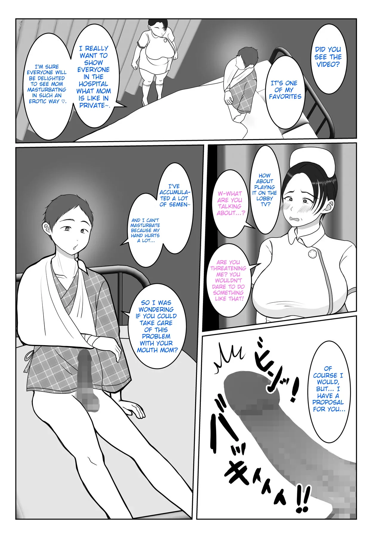 Ki no Tsuyoi Kangoshi Kaa-chan ga, Ore no Kanojo ni Natte kurete Hanashi | The story of how my stubborn nurse mother became my girlf porn comic picture 15
