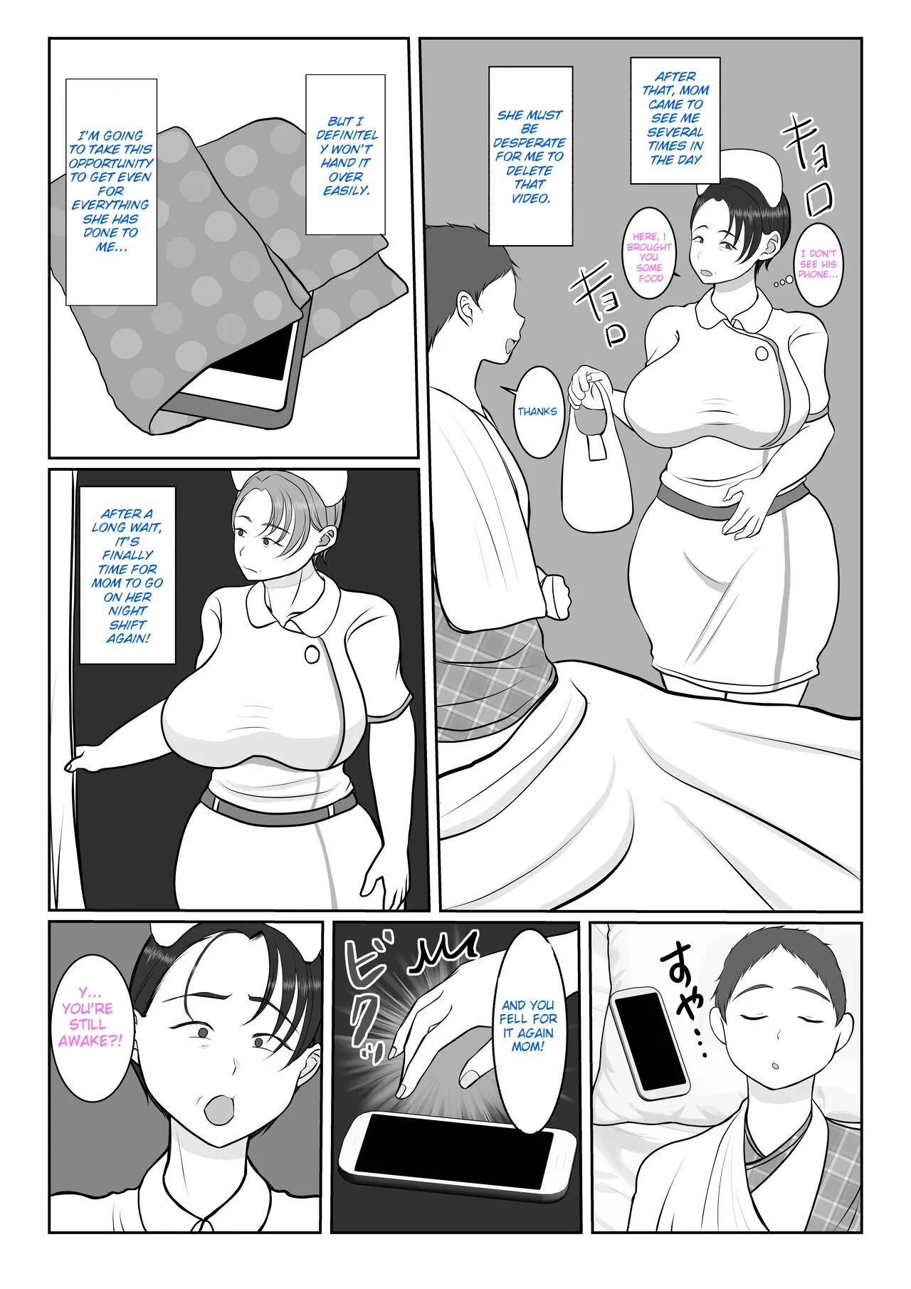 Ki no Tsuyoi Kangoshi Kaa-chan ga, Ore no Kanojo ni Natte kurete Hanashi | The story of how my stubborn nurse mother became my girlf porn comic picture 22