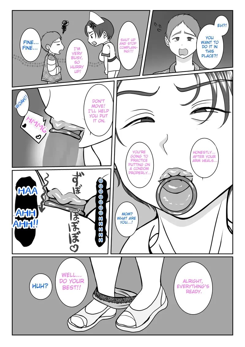 Ki no Tsuyoi Kangoshi Kaa-chan ga, Ore no Kanojo ni Natte kurete Hanashi | The story of how my stubborn nurse mother became my girlf porn comic picture 47