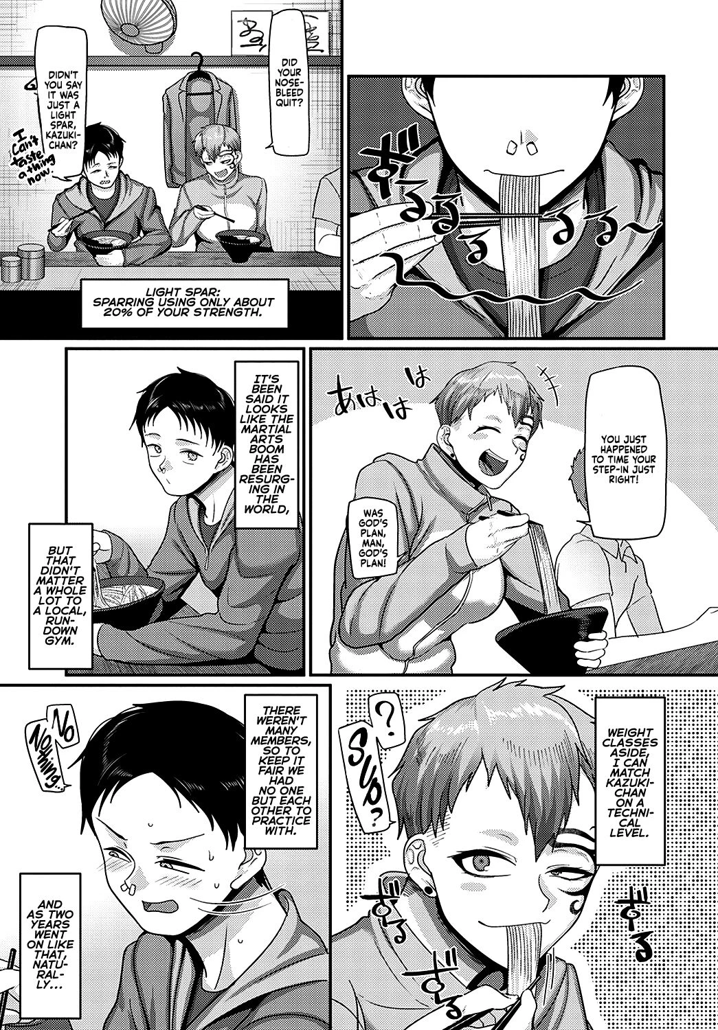 Kicked in the face by the girl I like | Suki na Ko ni Hana o Keraremashite porn comic picture 3