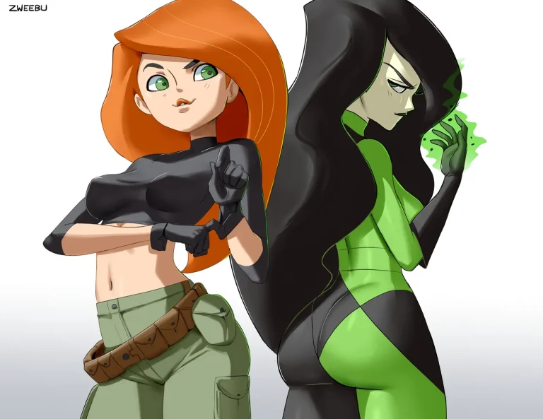 Kim & Shego porn comic picture 1
