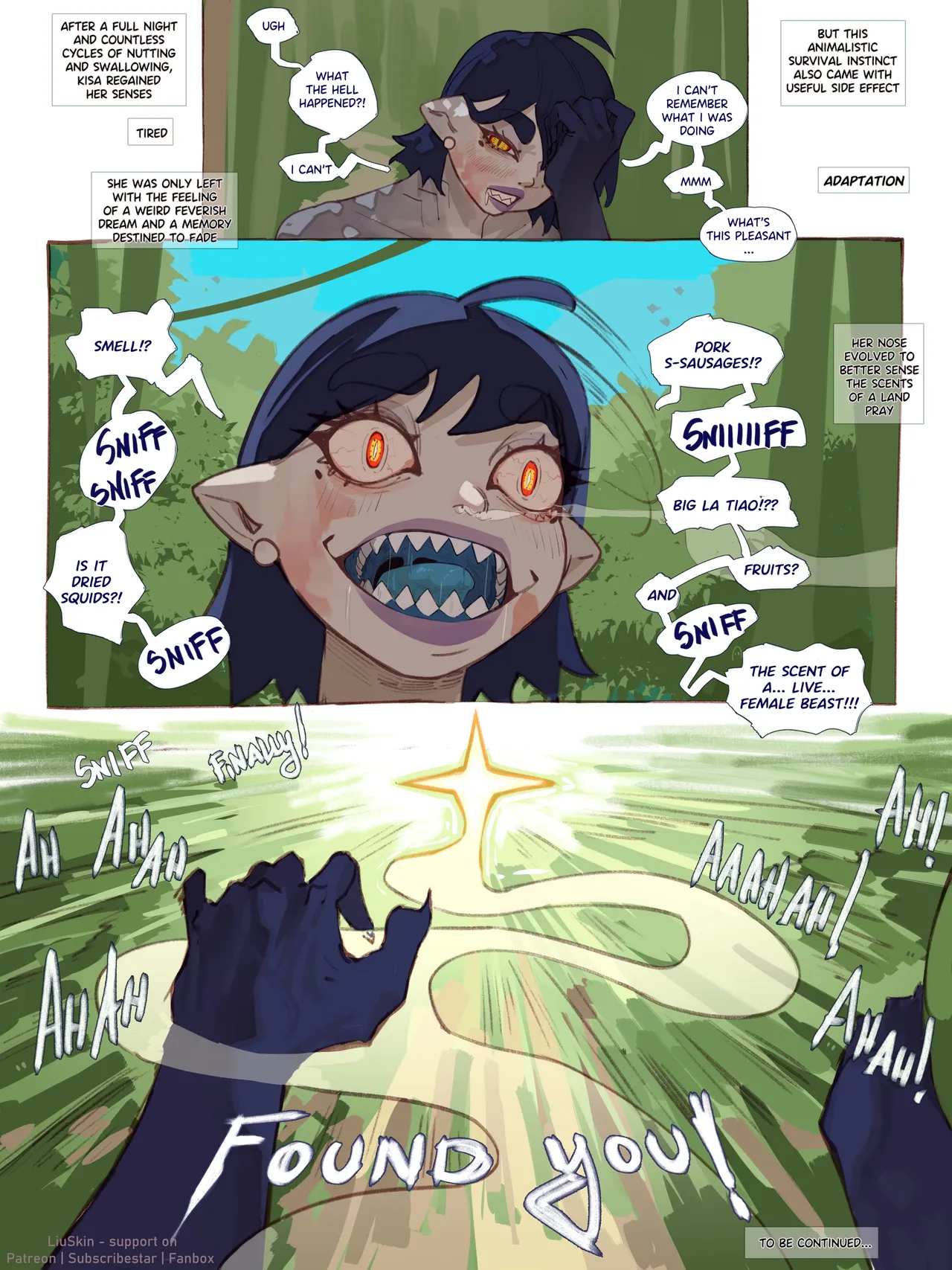 Kisa's Adventure in the Jungle porn comic picture 11