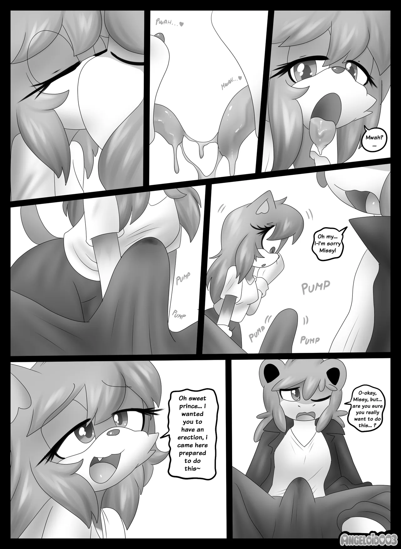 Kitten Love porn comic picture 18