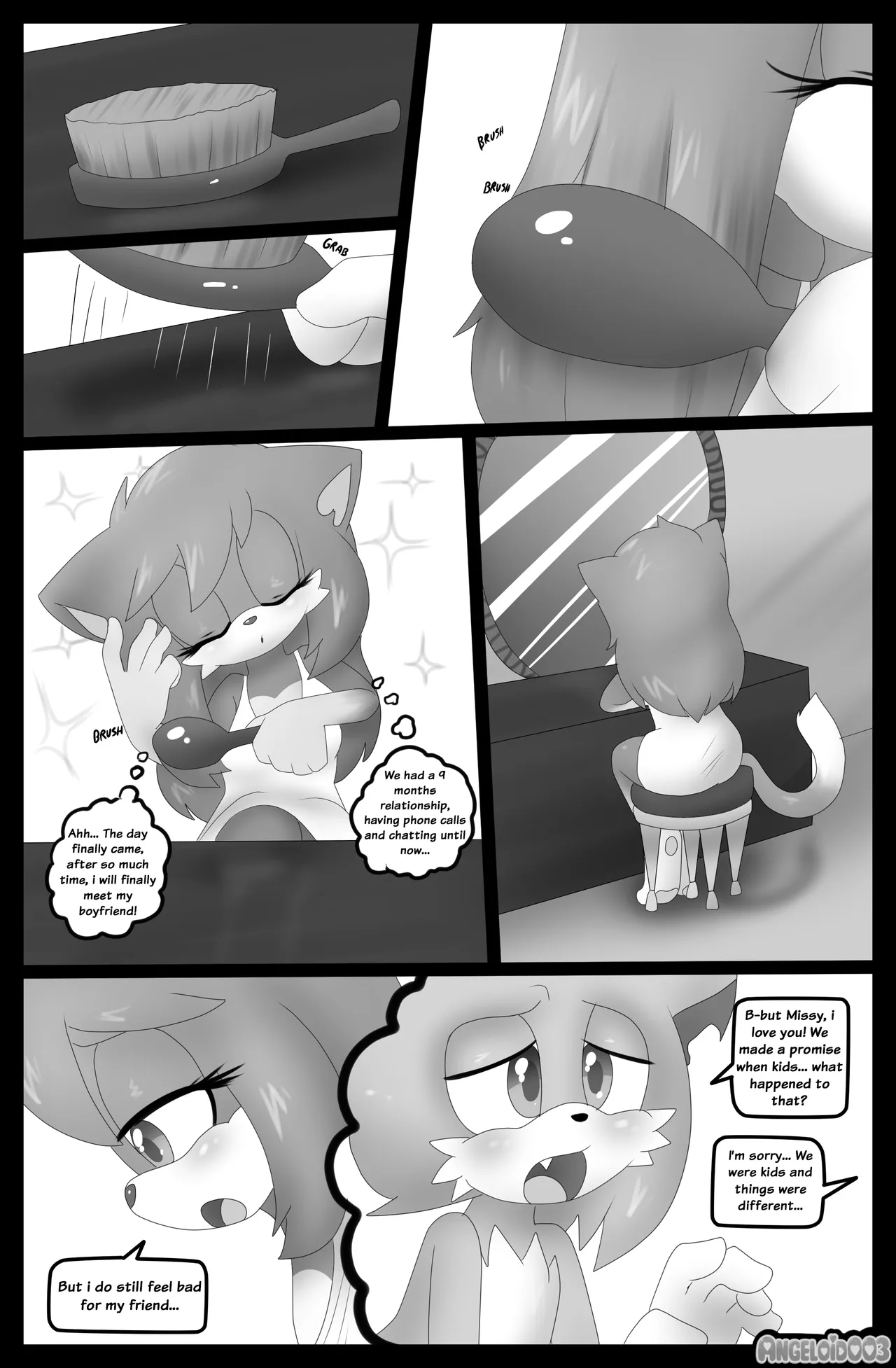 Kitten Love porn comic picture 2