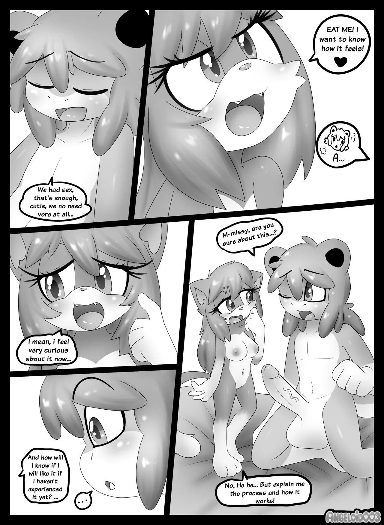 Kitten Love porn comic picture 40