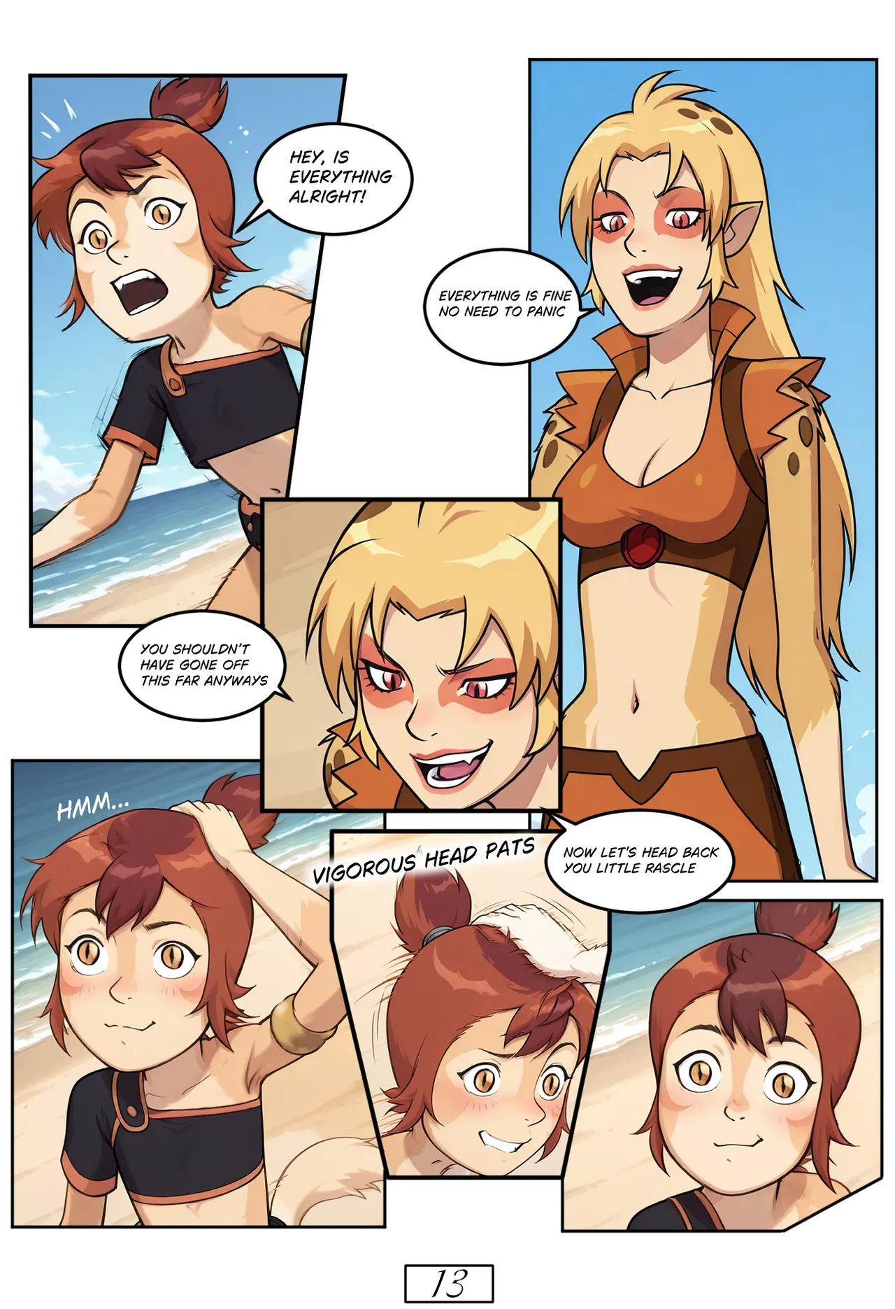 Kitten's First Arousal porn comic picture 15