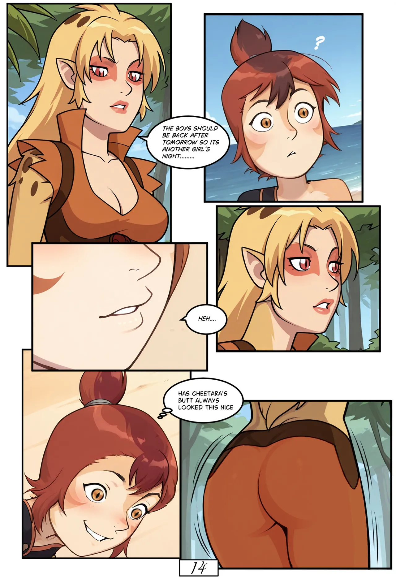 Kitten's First Arousal porn comic picture 16