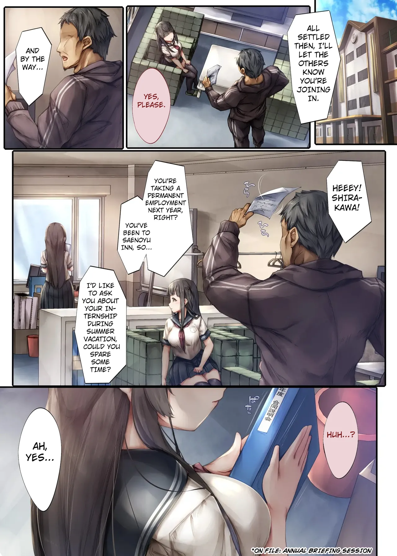 Kiyowa na Kanojo wa Aragaenai ~Intern Netorare Choukyou Jisshuu~ porn comic picture 3