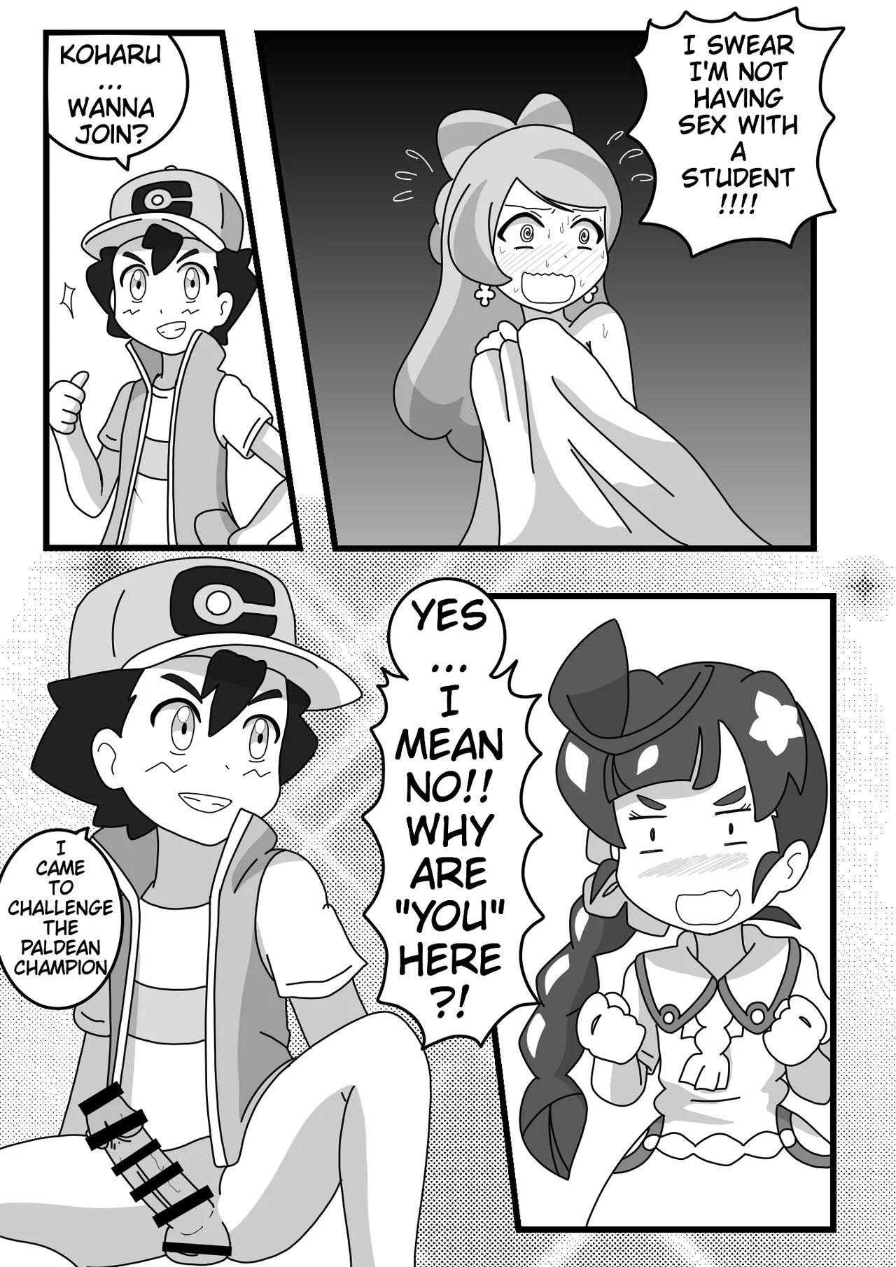 Koharu's Funny Adventures in Paldea porn comic picture 6