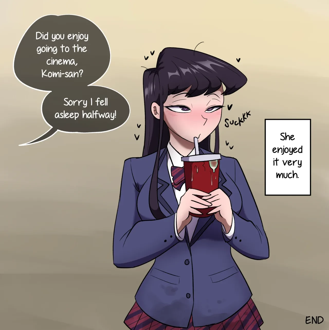 Komi at the Cinema porn comic picture 8