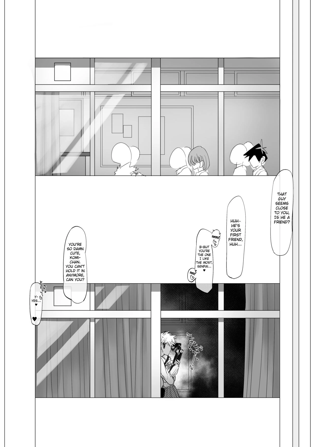 Komyushou de Chou Bijin no Komi-san ga Charao ni Guigui Korarete Shojo de Irareru Wake ga Nai porn comic picture 3