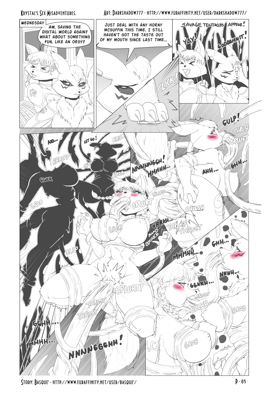 Krystal's Sex Misadventures porn comic picture 3