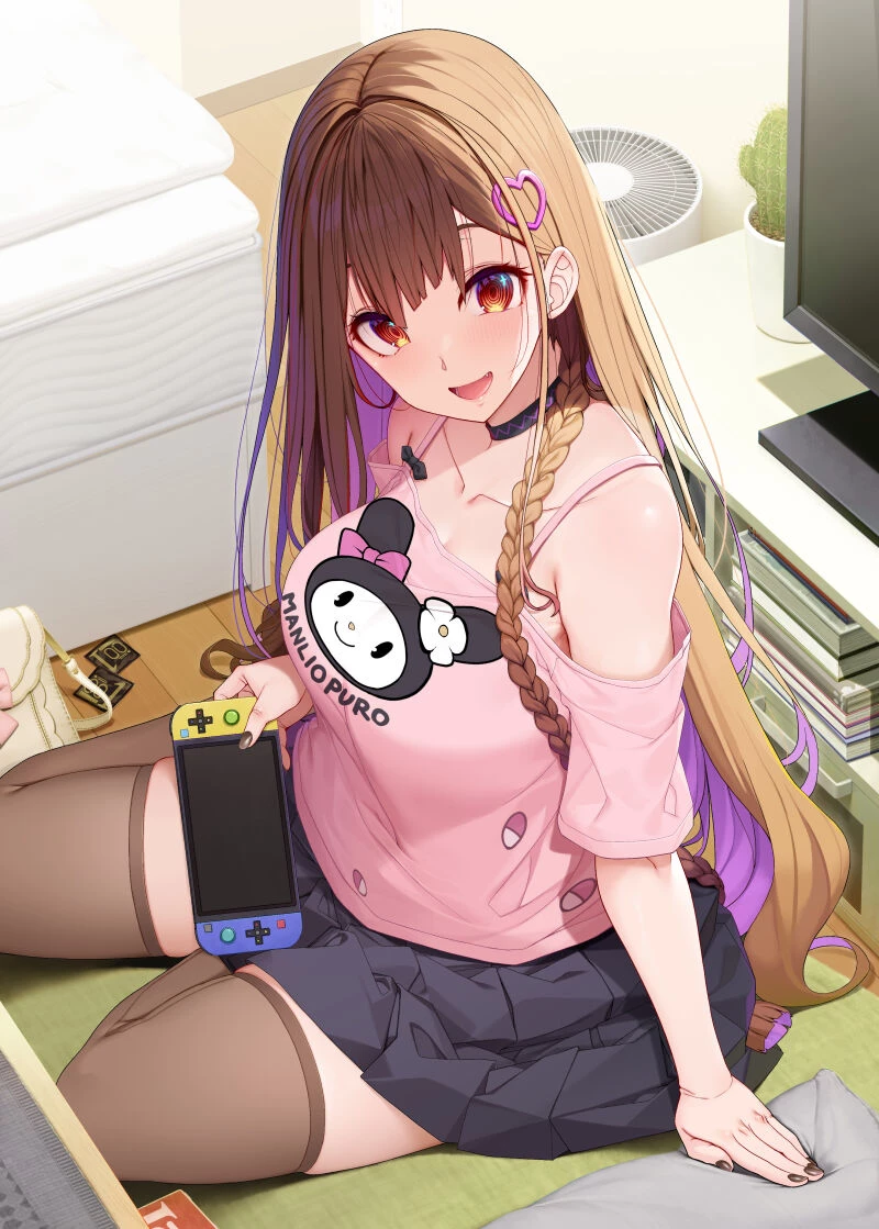 Landmine Girl Wants to Hang Out at Home Playing Games while also Having Sex | Joshi wa Ie Totsu shite game Shinagara H mo Shitai porn comic picture 2