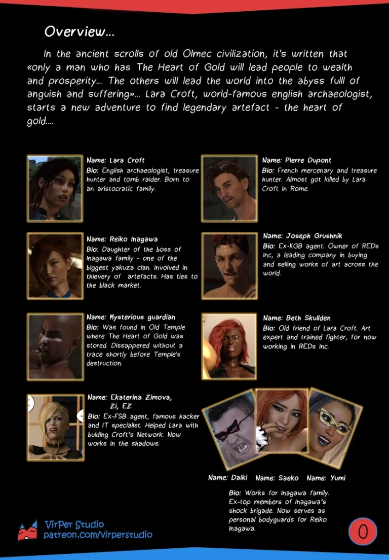 Lara Croft and The Heart of Gold 10 porn comic picture 2
