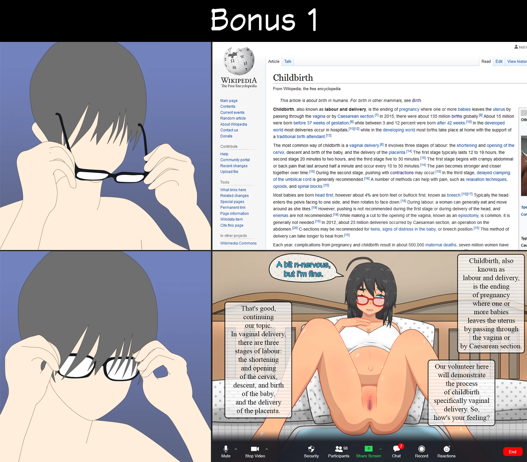 Lecture on Childbirth porn comic picture 17
