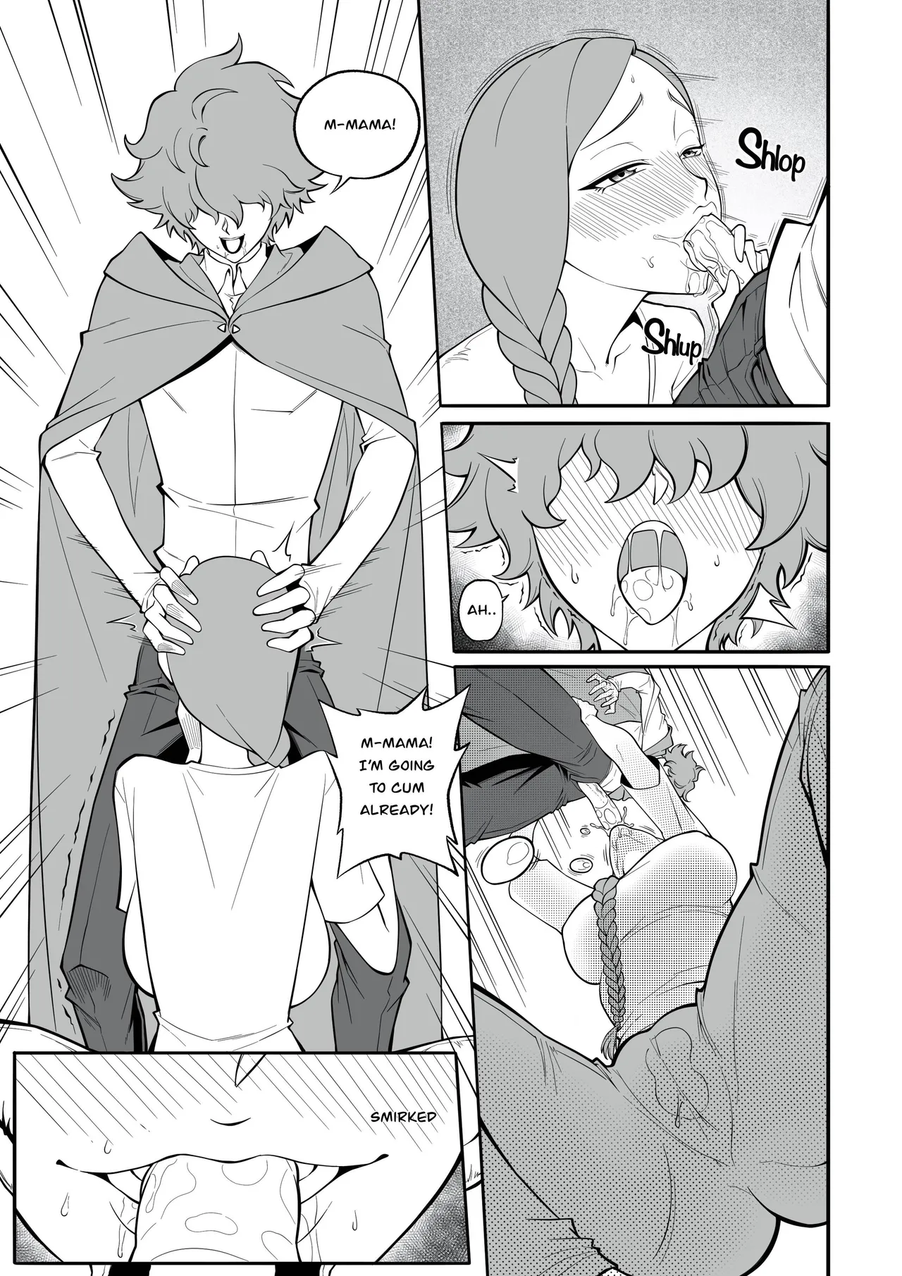 Lewd Red Riding Hood porn comic picture 5