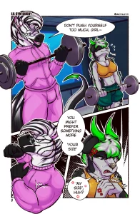 Lil Gym Buddy porn comic picture 1
