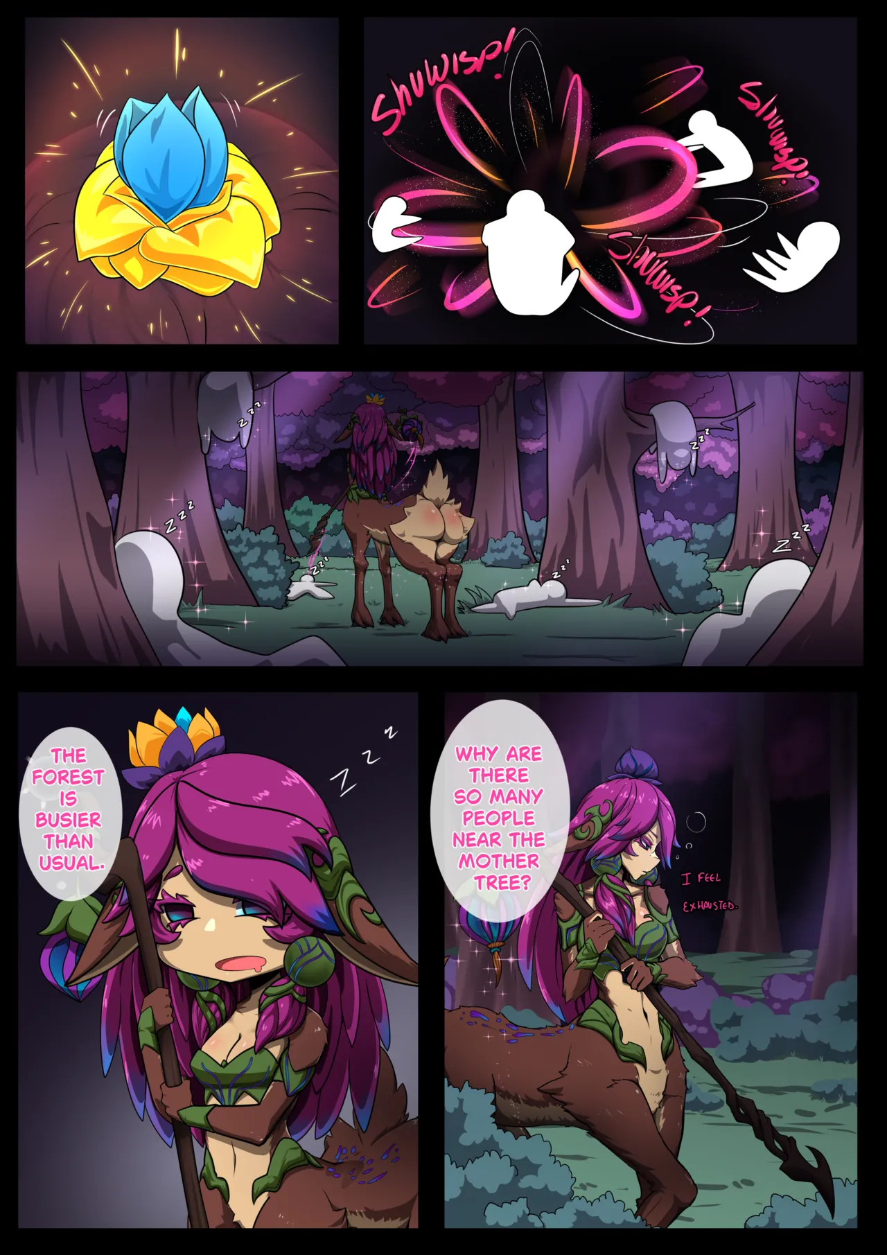 Lillia's Forest porn comic picture 2