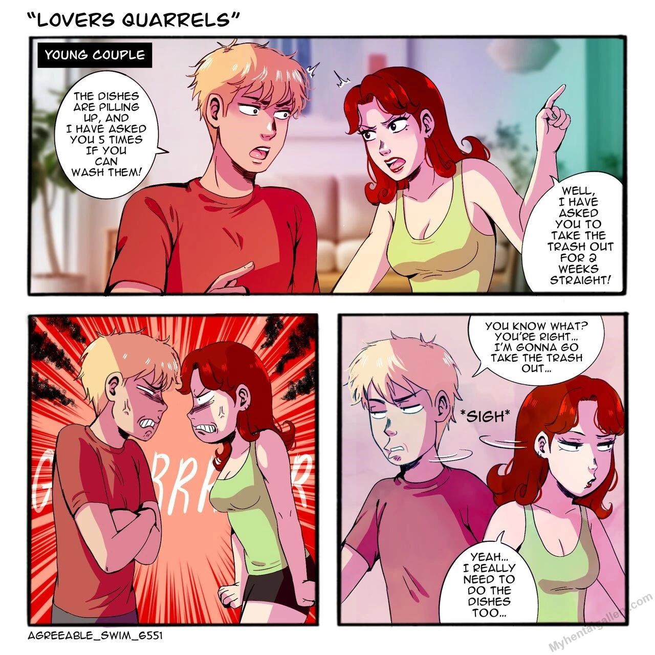 Lover's Quarrels porn comic picture 1