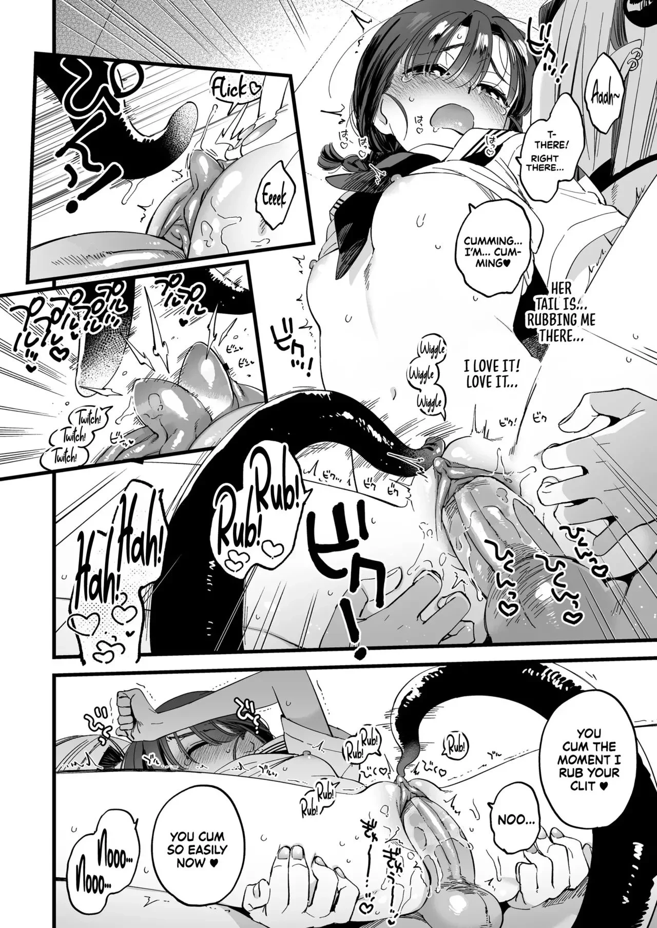 Lunchtime with a Futanari Demon | Futanari Akuma-san to Hiruyasumi ~Appli de Shoukan shitara Oishiku Itadakarechaimashita~ porn comic picture 29