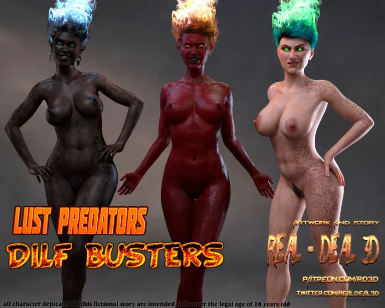 LUST PREDATORS DILF BUSTERS porn comic picture 1