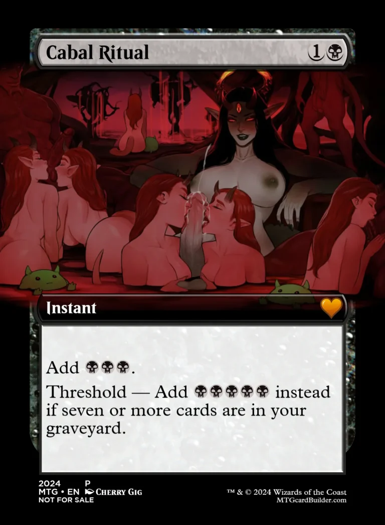 Magic the Gathering alters porn comic picture 27