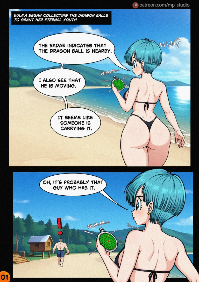 Majin Bulma porn comic picture 2