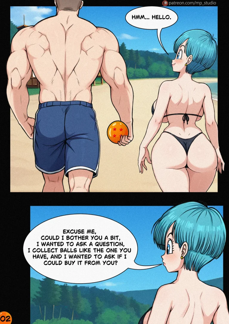 Majin Bulma porn comic picture 3