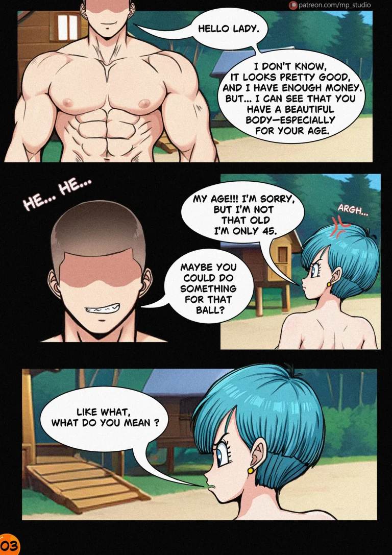 Majin Bulma porn comic picture 4